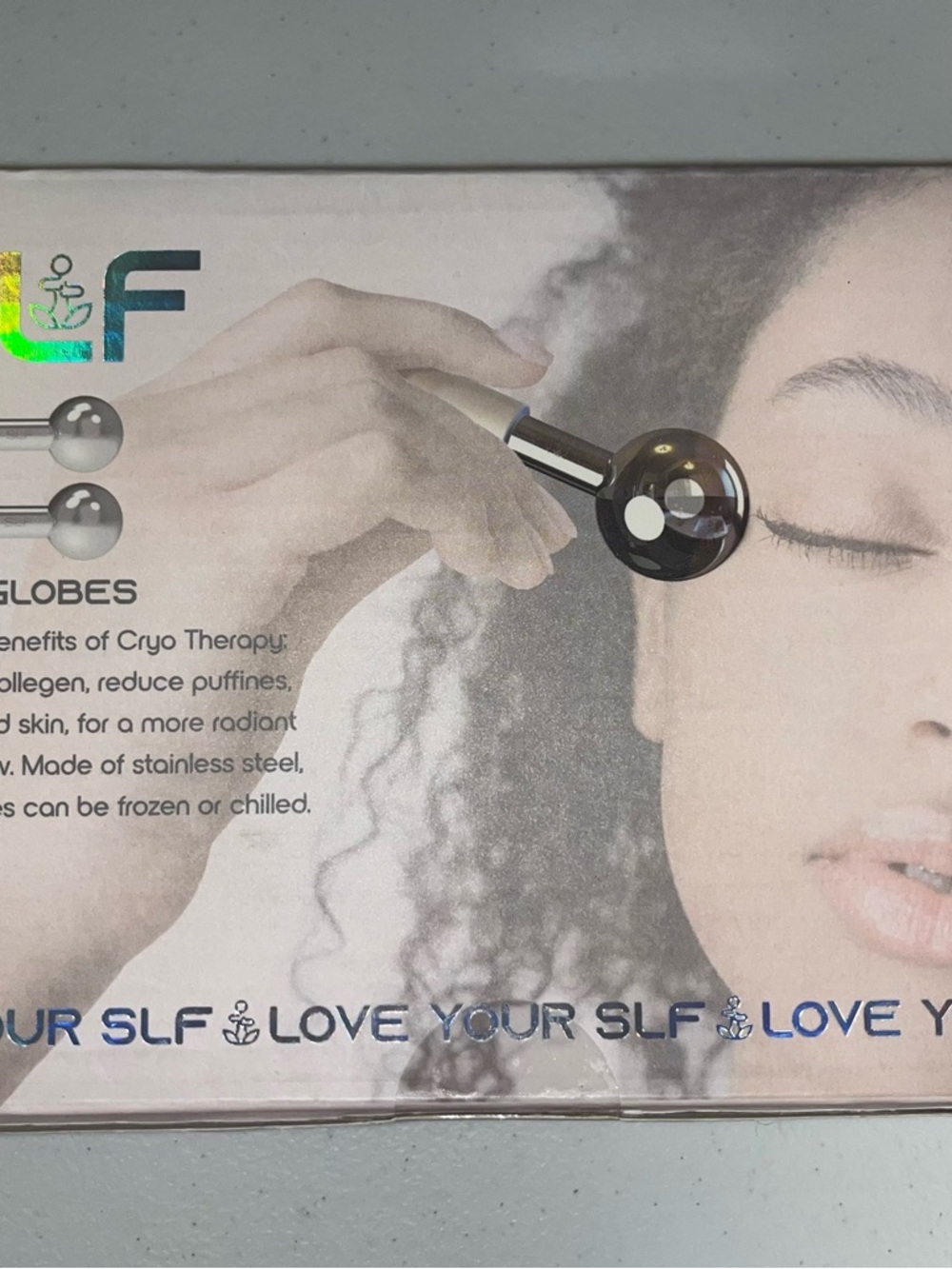 Cryo Therapy Stainless Steel Facial Globe - Silver